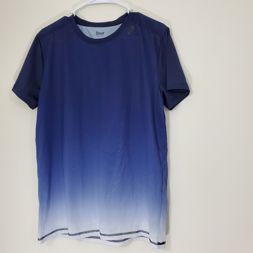 Crivit Blue Ombre Tee, Size Medium